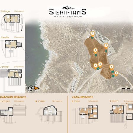 Snake House 180 Sea View - Serifians Residences Vayiá 外观 照片